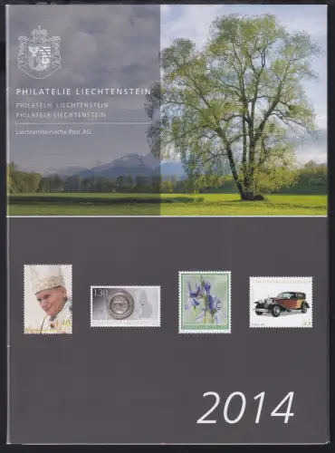 Liechtenstein Jahresmappe 2014 postfrisch #OM541