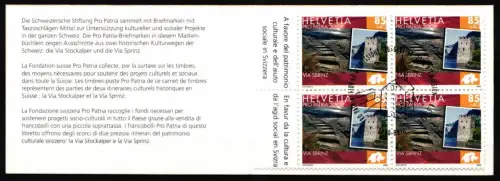 Schweiz MH 0-154 mit 2061 + 2064 gestempelt mit ESST, Pro Patria #NF725