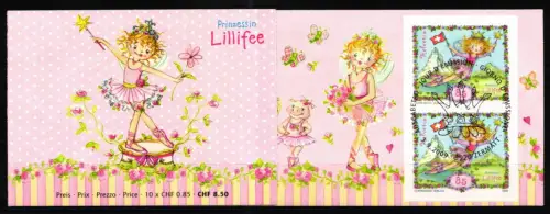 Schweiz MH 0-157 mit 2121 gestempelt mit ESST, Prinzessin Lillifee #NF728
