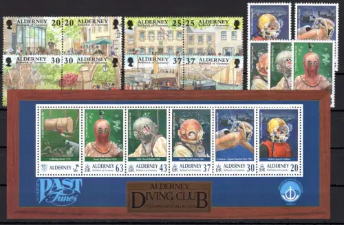 Großbritannien Alderney Jahrgang 1998 postfrisch #OP885
