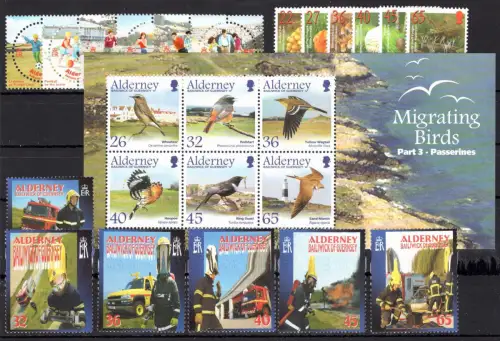 Großbritannien Alderney Jahrgang 2004 postfrisch ohne 224-229 #OP891