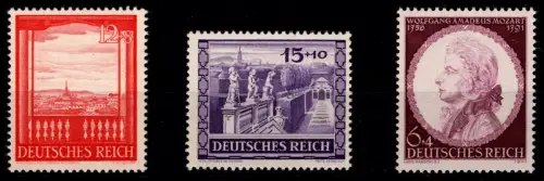 Deutsches Reich 804-805, 810 postfrisch #OQ043