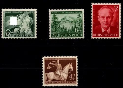 Deutsches Reich 843, 854, 855-856 postfrisch #OQ033