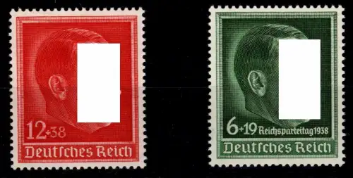 Deutsches Reich 664, 672 postfrisch #OQ084