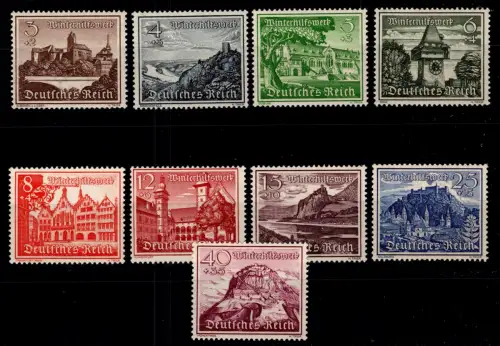 Deutsches Reich 730-738 postfrisch #OQ382