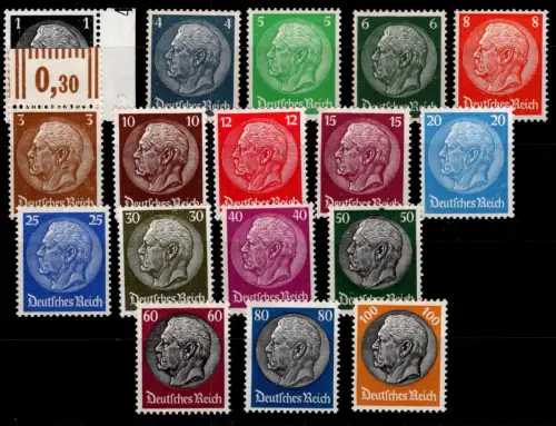 Deutsches Reich 512-528 postfrisch #OQ318