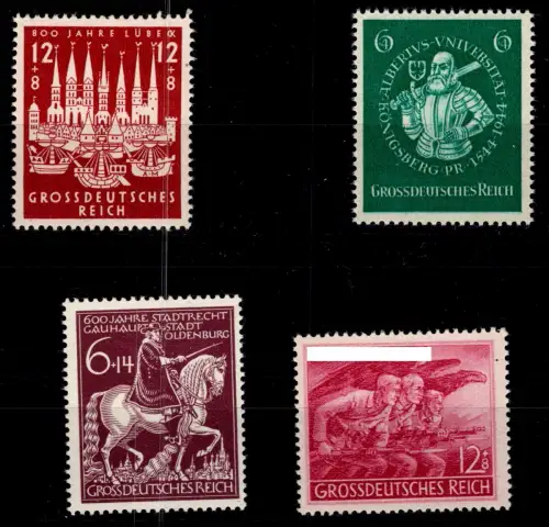 Deutsches Reich 862, 896, 907-908 postfrisch #OQ334