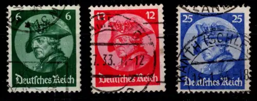 Deutsches Reich 479-481 gestempelt #OQ398