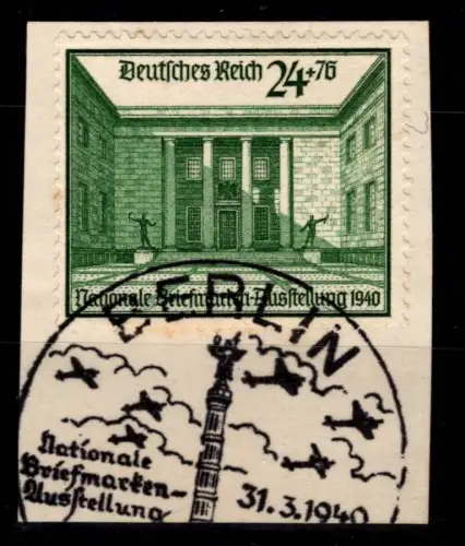 Deutsches Reich 743 gestempelt auf Briefstück #OQ657