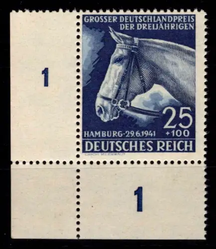 Deutsches Reich 779 postfrisch vom Eckrand #OQ706