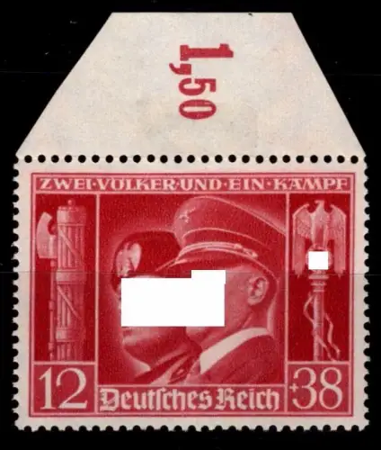 Deutsches Reich 763 postfrisch vom Seitenrand #OQ689