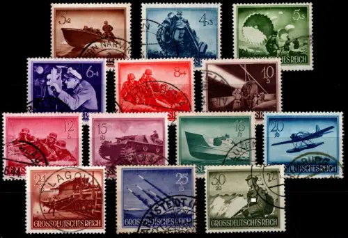 Deutsches Reich 873-885 gestempelt #OQ766