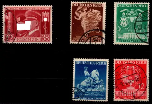 Deutsches Reich 763, 764-767 gestempelt #OP729