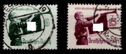 Deutsches Reich 584-585 gestempelt #OP760