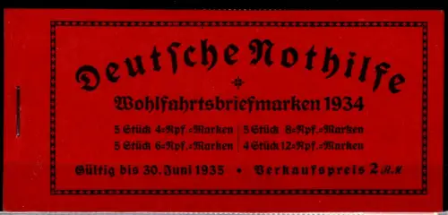 Deutsches Reich MH 40.4 postfrisch einwandfrei #OQ977