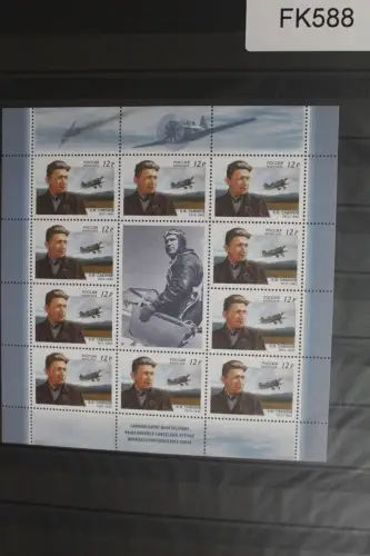 Russland 2207 postfrisch Kleinbogen #FK588