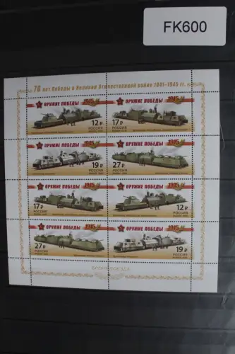 Russland 2157A–2160A postfrisch Kleinbogen #FK600