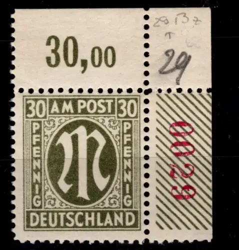 Bi-Zone 29 aBzr4 postfrisch #OT199