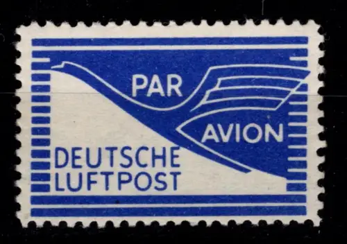 Alliierte Besetzung Flugpost-Zulassungsmarke 1 postfrisch #NX281