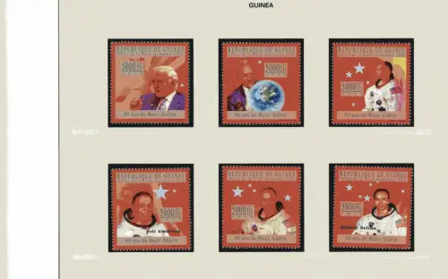 Guinea 7760-65 postfrisch Raumfahrt #GF687