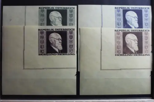 Österreich 772B-775B postfrisch als Eckrand unten links "Renner" #SA571