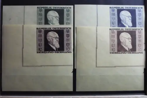Österreich 772B-775B postfrisch als Eckrand unten links "Renner" #SA571