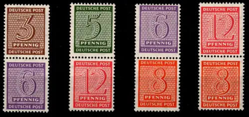 SBZ S Zd 3-6 postfrisch Zusammendruck #OR904