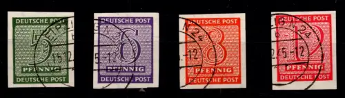 SBZ 116-119 Y gestempelt #OR908