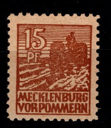 SBZ 37 z postfrisch geprüft Thom BPP #OR938