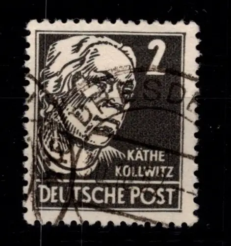 SBZ 212 III gestempelt Plattenfehler #OR931