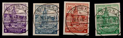 SBZ 162 - 165 B X gestempelt #OR895