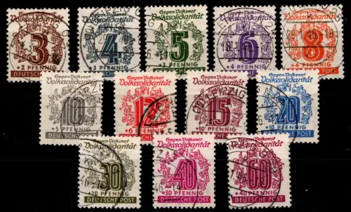 SBZ 138-149 gestempelt #OR883