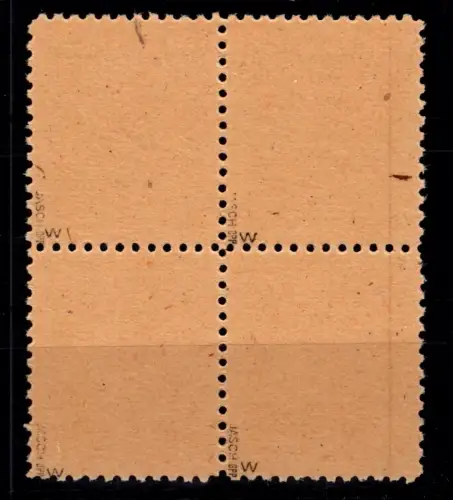 SBZ 96 A X w im 4er Block postfrisch geprüft Jasch BPP #OR973