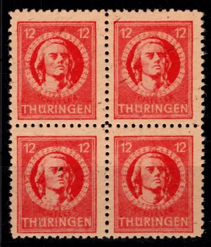 SBZ 97 A X aq 4er Block postfrisch geprüft Jasch BPP #OR998