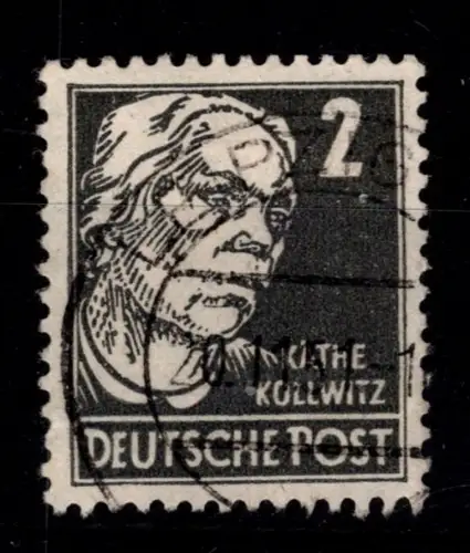 SBZ 212 III gestempelt Plattenfehler #OR932