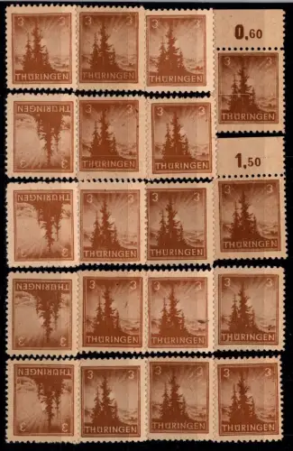 SBZ 92 A Y z1 postfrisch geprüft Jasch BPP #OR996
