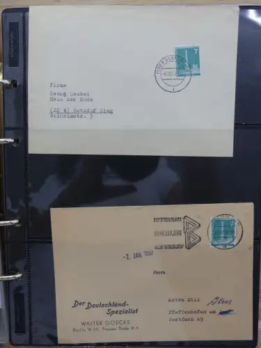 Berlin Postkarten und Briefe im Ringbinder #LZ955