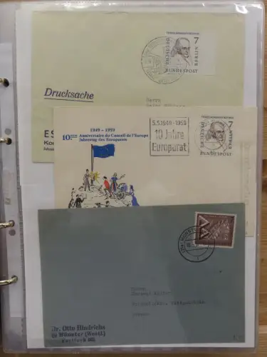 Berlin Postkarten und Briefe im Ringbinder #LZ955