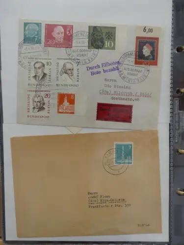 Berlin Postkarten und Briefe im Ringbinder #LZ955