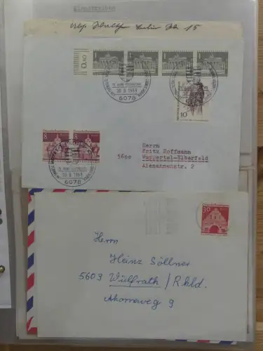 Berlin Postkarten und Briefe im Ringbinder #LZ955