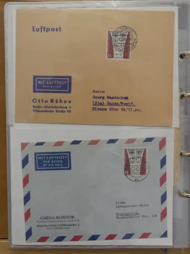 Berlin Postkarten und Briefe im Ringbinder #LZ955