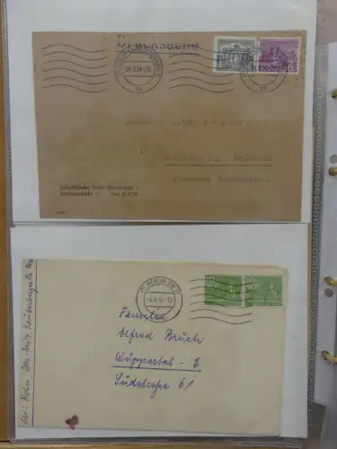 Berlin Postkarten und Briefe im Ringbinder #LZ955