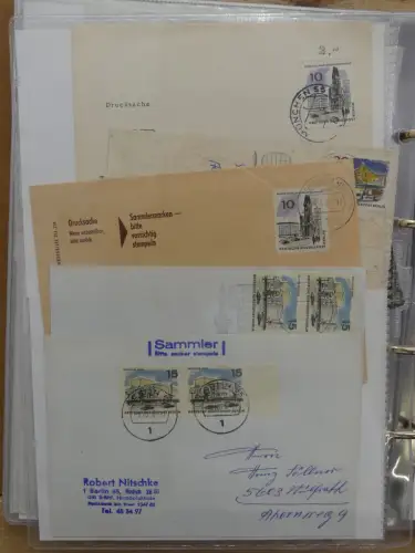 Berlin Postkarten und Briefe im Ringbinder #LZ955