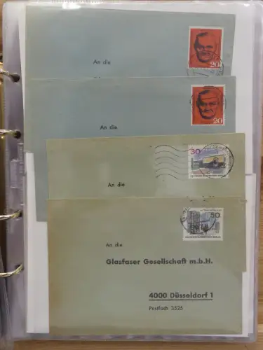 Berlin Postkarten und Briefe im Ringbinder #LZ955