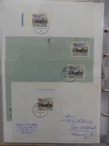 Berlin Postkarten und Briefe im Ringbinder #LZ955