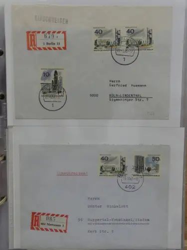 Berlin Postkarten und Briefe im Ringbinder #LZ955