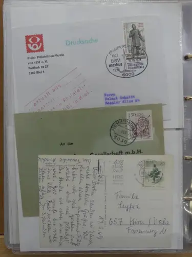 Berlin Postkarten und Briefe im Ringbinder #LZ955
