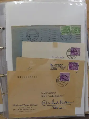 Berlin Postkarten und Briefe im Ringbinder #LZ955