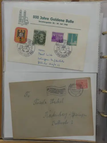 Berlin Postkarten und Briefe im Ringbinder #LZ955
