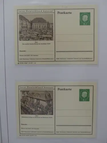 Deutschland Briefe, Karten mit Bonn Stempel auf selbstgestalteten Seiten #LZ946